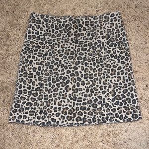 Womens Cheetah Skirt